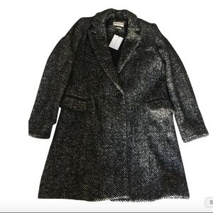 Isabel Marant Herringbone Wool Coat 36